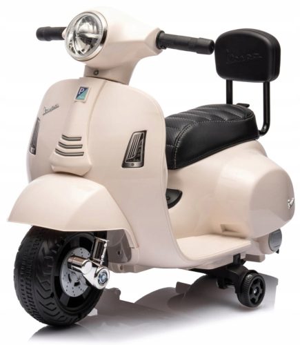  Ride-on for kids Vespa scooter battery with backrest white