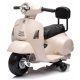  Ride-on for kids Vespa scooter battery with backrest white