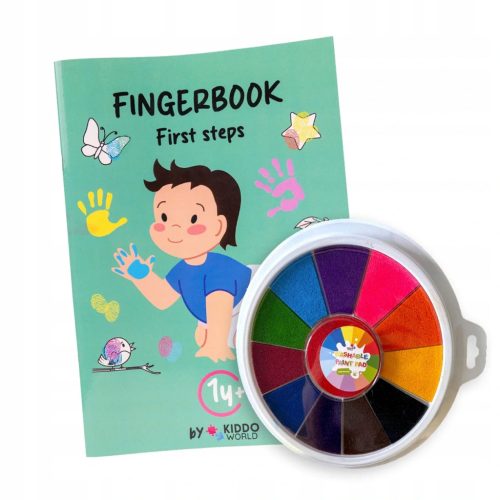  First Steps Fingerprint Coloring Book (1+ years)