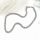  Surgical steel chain 80cm, thickness 8mm
