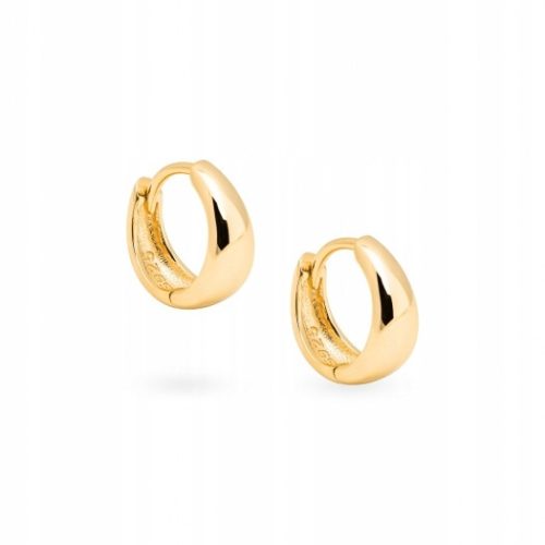  Gold-plated teardrop earrings 8 mm ANIA KRUK