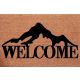  ENTRANCE DOORMAT A gift for a mountain lover WELCOME Mountains