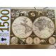  Mindbaglers Vintage World Map 1500 gold puzzle