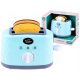  Battery operated toaster with two toasts kitchen toy