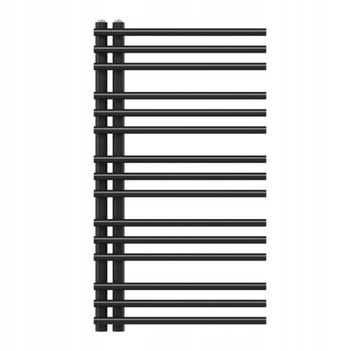  BLACK BATHROOM RADIATOR LADDER 90x50 cm MODERN MILO RADIATOR