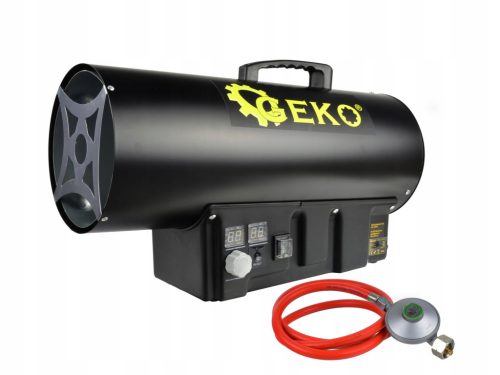  GAS HEATER WITH THERMOSTAT 40kW BLOWER 1000m3/h HOSE REDUCER **GEKO