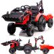  MEGA TRACTOR WITH TRAILER EXCAVATOR LOADER 12V POWER 90W REMOTE CONTROL