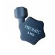  Dumbbell set 10KG cast iron in rubber gray 2 X 5kg PROMIC