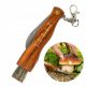  Mushroom Picker's Knife for Mushrooms Pocket Knife with Broom Engraving Gift Birthday 18-99