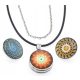  Pendant for interchangeable SNAP and 3x MANDALA eyelet chain + string