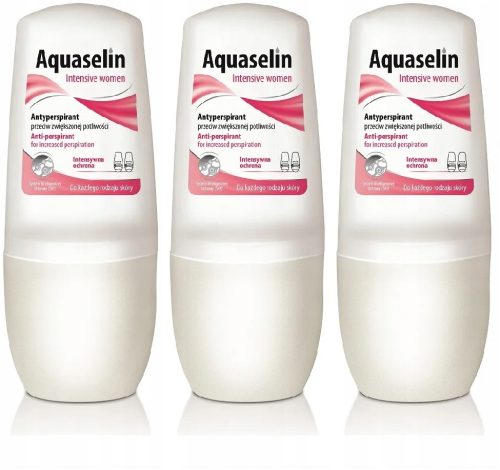 4-Pack Aquaselin Intensive Women Roll-On Antiperspirant 50ml