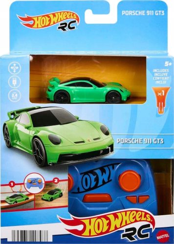  HOT WHEELS CAR 1:64 RC PORSCHE 911 with remote control