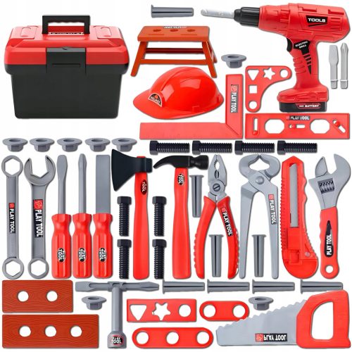  Children's DIY tool kit, drill box, 55 pcs (W022)