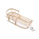  Wooden Sled With Backrest