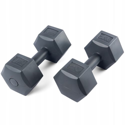  FITNESS PILATES DUMBBELL SET WEIGHTS BITUMEN DUMBBELLS FOR EXERCISES 2x5kg