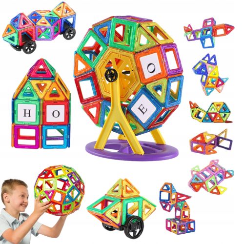  MAGNETIC CONSTRUCTION BLOCKS FOR CHILDREN 180PCS EDUCATIONAL TOYS