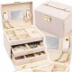  JEWELRY BOX LARGE CASE ELEGANT ORGANIZER BOX