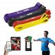  SET OF 4 POWER BAND EXERCISE BANDS, Resistance Bands for Training, Pull-ups