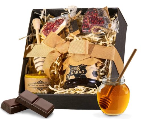  Honey Cocoa Gift Set basket for GIFT CHOCOLATE Łysoń BOX