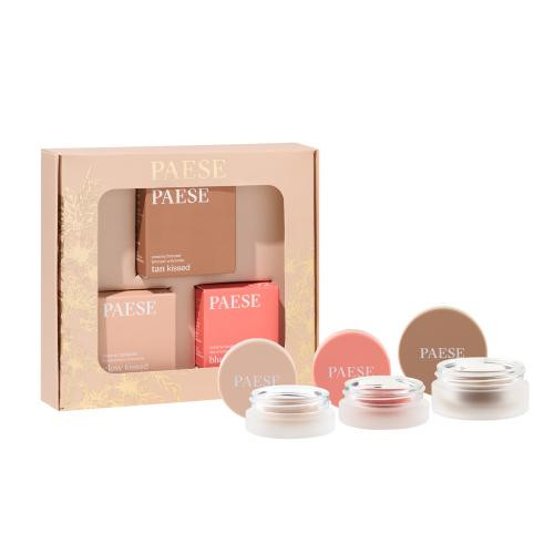  PAESE Warm Contouring Set: Blush + Illuminator + Bronzer