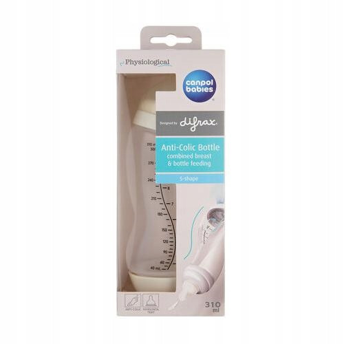  Canpol Babies Anti-colic Bottle S-Shape Wide PP 310 ml