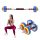  Solid chrome dumbbells + barbell 2in1 set in a 20 kg suitcase