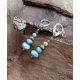  Earrings larimar donuts Bali silver only spectacular occasion