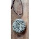  Pendant necklace jasper dalmatian