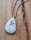  Pendant dendrite agate pendant winter drawing with a beautiful tie silver