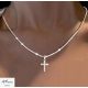  Nasz0088 Silver 925 Necklace with a Cross