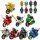  SET OF 8 NINJAGO BLOCKS MOTORCYCLE FIGURE FIGURES HIGH QUALITY