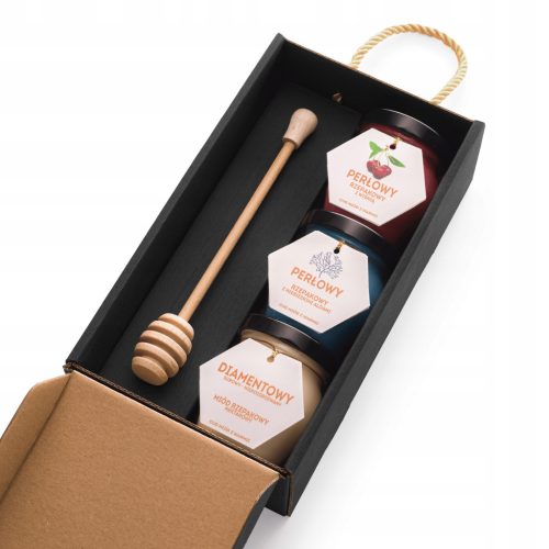  Set with three honeys and a black scoop - Honeys Wowka