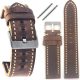  Universal Thick Leather Watch Strap Tekla T-103.03W 22 mm