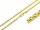  Men's and women's chain surgical steel gold spike round 50 cm new