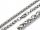  Classic chain surgical steel 316L silver round spike 60 cm