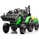  TRACTOR WITH TRAILER ON BATTERY 12V EXCAVATOR POWER 90W REMOTE CONTROL