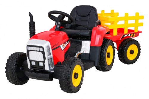  Tractor with trailer and remote control BLOW red XMX-611