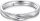  Elegant Silver Adjustable Men's Ring Minimalist Modern