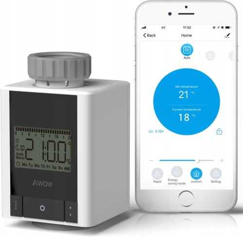  AWOW SMART HOME THERMOSTATS FOR RADIATORS ALEXA GOOGLE ZIGBEE