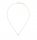  Gold minimalist necklace smooth ball small Verona CA194272