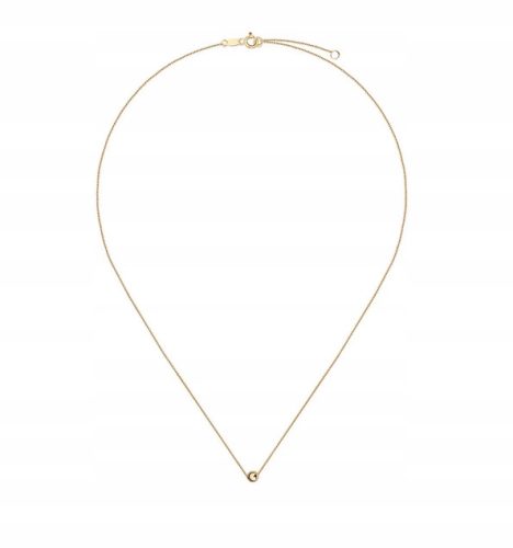  Gold minimalist necklace smooth ball small Verona CA194272