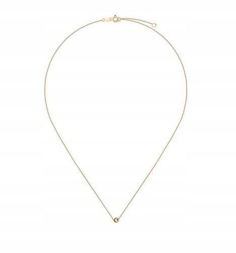  Gold minimalist necklace smooth ball small Verona CA194272