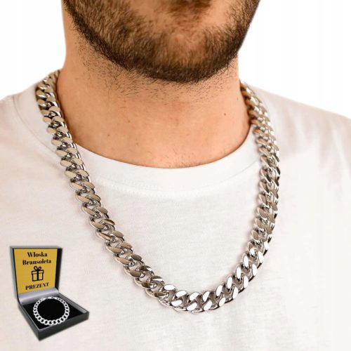  THICK Men's Chain Silver Chain Armor DURABLE ELEGANT