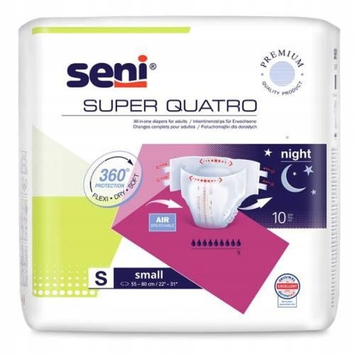 Seni Super Quatro S diaper pants for adults 10 pcs.