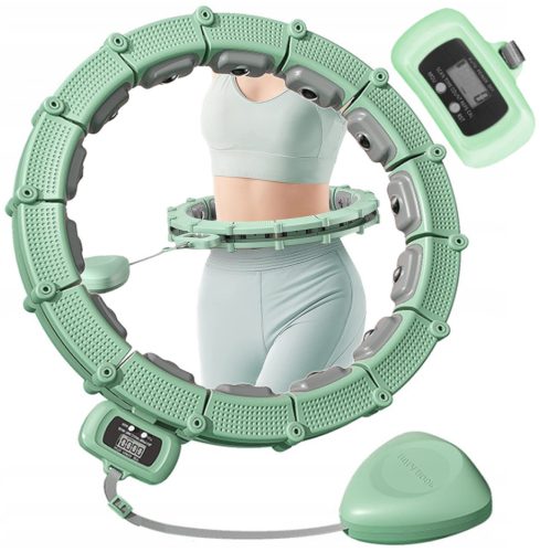  HULA HOOP SMART MODULAR BODY MASSAGER WITH PROJECTIONS AND LCD COUNTER