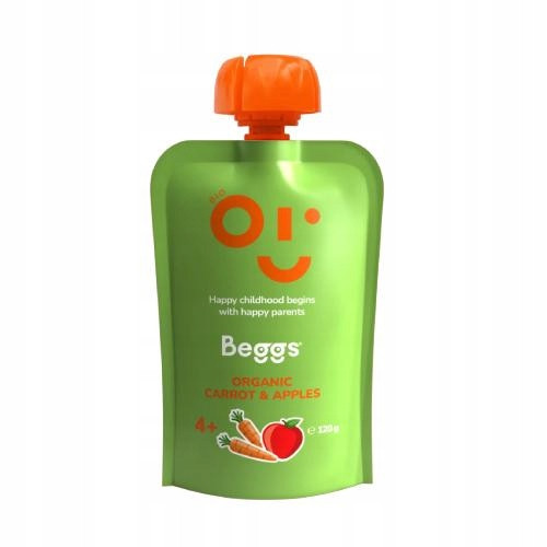  Beggs BIO Carrot and apple 4+, 120g