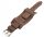  LEATHER WATCH STRAP WITH BROWN PAD 0112.03.20 20mm