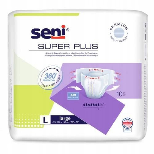  Seni Super Plus diaper pants for adults L 10 PCS.