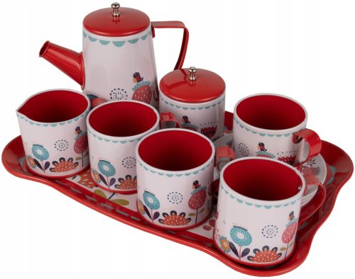  METAL FLOWER TEA SET FOR CHILDREN