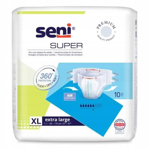 Seni Super diaper pants for adults XL 10 pcs.